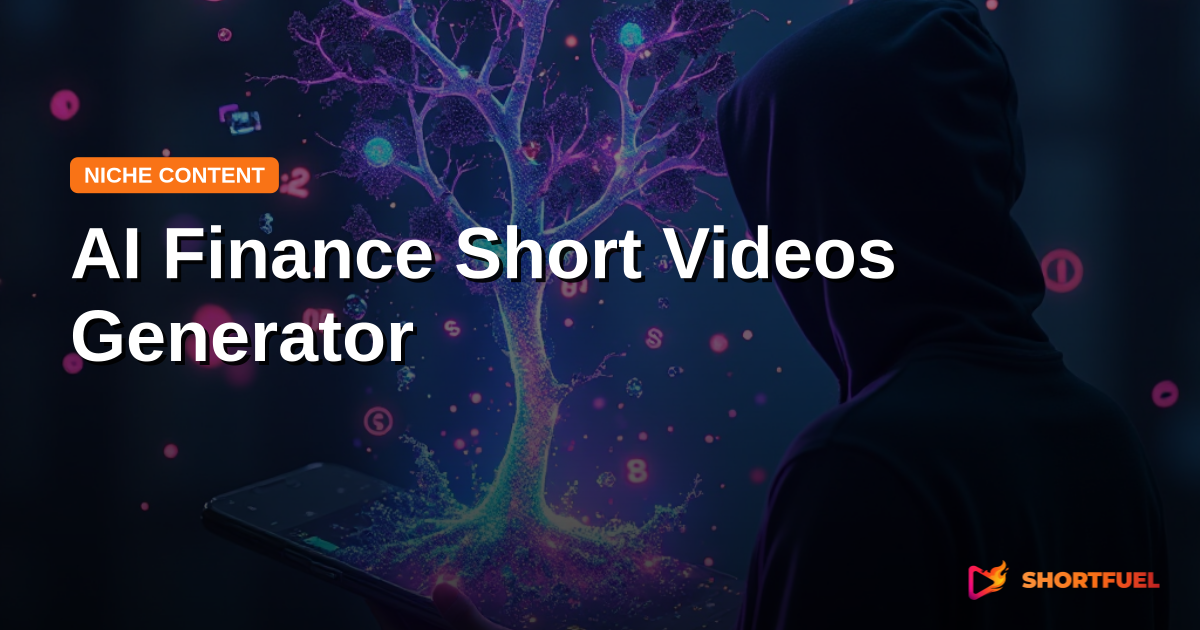 AI Finance Short Videos Generator